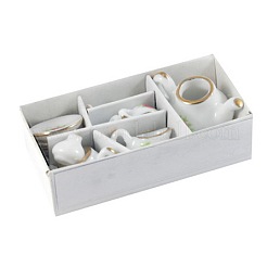 Porcelain Tea Set Decorations&nbsp;SJEW-R019