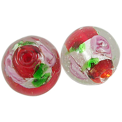 Handmade Silver Foil Glass Beads&nbsp;SLR002J