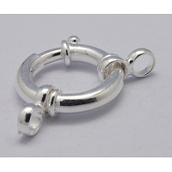 925 Sterling Silver Large Spring Rings Clasps&nbsp;STER-A007-13E