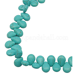 Synthetic Howlite Beads&nbsp;TURQ-14X10