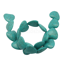 Synthetic Howlite Beads&nbsp;TURQ-17X18-12