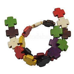 Synthetic Magnesite Beads Strands&nbsp;TURQ-20X20-2