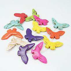 Synthetic Turquoise Beads Strands&nbsp;TURQ-G021-M