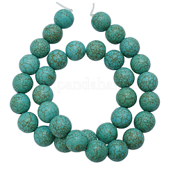 Synthetical Howlite Beads&nbsp;TURQ-GSR12mm129