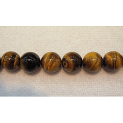 Round Tiger Eye Beads Strands&nbsp;Z0RQT014