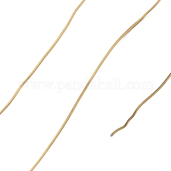304 Stainless Steel Wire, Ion Plating(IP), Round, Golden, 0.3mm, 28 Gauge