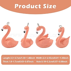 Opaque Resin Pendants&nbsp;RESI-YW0004-71B-01