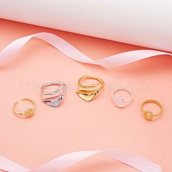 925 Sterling Silver Triangle Open Cuff Ring for Men Women&nbsp;JR882B