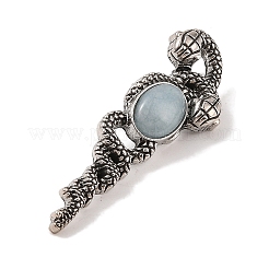 Dyed Natural White Jade Pendants&nbsp;G-A224-03AS-14