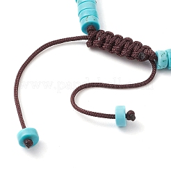 Natural Howlite Braided Bead Bracelets&nbsp;BJEW-JB11114-01