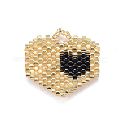 MIYUKI & TOHO Handmade Japanese Seed Beads Pendants&nbsp;SEED-A029-EC01