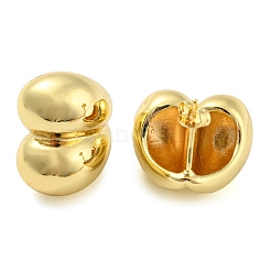 Rack Plating Brass Heart Stud Earrings&nbsp;EJEW-P242-01G