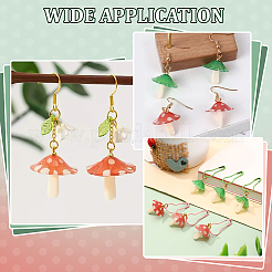 36Pcs 6 Styles Plastic Pendants&nbsp;KY-ME0001-05