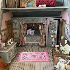 Turkish Style Mini Nylon Carpets&nbsp;AJEW-TA0003-66D