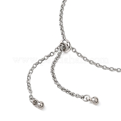 304 Stainless Steel Cable Chain Rolo Chain Bracelet Making&nbsp;AJEW-JB01459-02