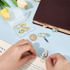 6Pcs Iron Paper Clips&nbsp;AJEW-BM00006