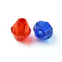 315Pcs 7 Colors Transparent Acrylic Beads&nbsp;TACR-YW0001-77
