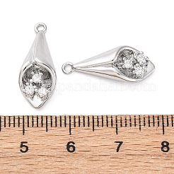 Brass Rhinestone Pendants&nbsp;KK-E793-24P