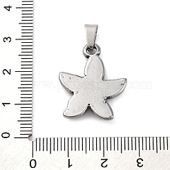 304 Stainless Steel Pendants&nbsp;STAS-E463-13P