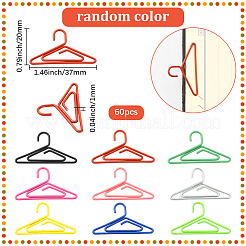 60Pcs Iron Paper Clips&nbsp;AJEW-SP0003-06A