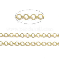 Brass Circle Ring Link Chains&nbsp;CHC-P010-07G