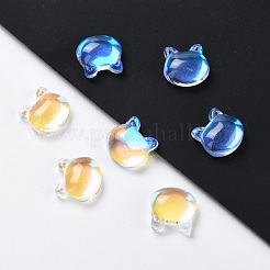 Electroplate Glass Cabochons&nbsp;EGLA-D007-03