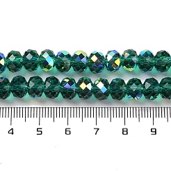 AB Color Plated Transparent Electroplate Beads Strands&nbsp;EGLA-H104-06K