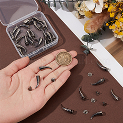 30Pcs Alloy Spikes Screwback Studs&nbsp;FIND-GF0009-56B
