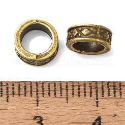 Tibetan Style Alloy Beads&nbsp;TIBEP-R304-102AB-LF