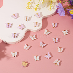 20Pcs 4 Colors Acrylic Charms&nbsp;MACR-TA0002-55B