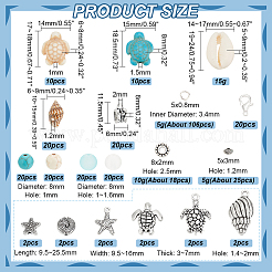 DIY Summer Beach Jewelry Making Kit&nbsp;DIY-PH0022-49