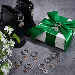 10Pcs 5 Style Alloy Acrylic Shoes Charms&nbsp;HJEW-PH02341