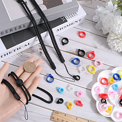 6Pcs Adjustable Polyester Neck Lanyard&nbsp;DIY-GF0008-38C
