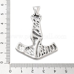 316 Surgical Stainless Steel Pendants&nbsp;STAS-E212-143AS