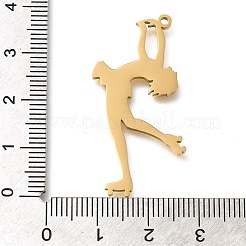304 Stainless Steel Pendants&nbsp;STAS-R131-11G-04