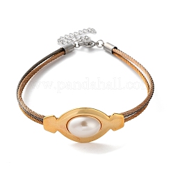 304 Stainless Steel Multi-strand Bracelets&nbsp;BJEW-A036-07G