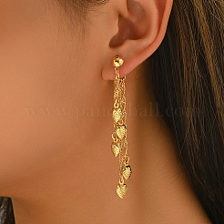 Vintage Brass Tassel Stud Earrings&nbsp;RC7025-1