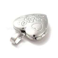 Rack Plating Brass Locket Pendants&nbsp;KK-I688-04P