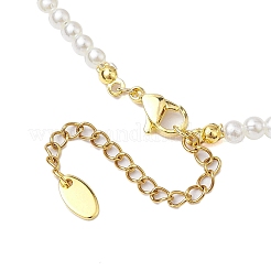 ABS Plastic Imitation Pearl Beaded Necklaces&nbsp;NJEW-JN04859-01
