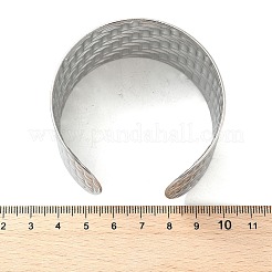304 Stainless Steel Cuff Bangles for Women&nbsp;BJEW-Z096-05P