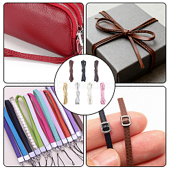7 Yards 7 Colors Flat PU Leather Cord&nbsp;WL-CL0001-28