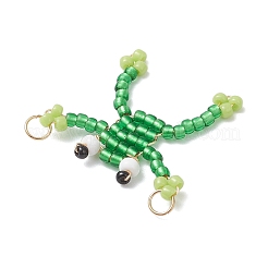 Glass Seed Beaded Pendants&nbsp;PALLOY-MZ00991