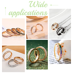 12Pcs 6 Size Crystal Rhinestone Ring&nbsp;RJEW-UN0002-72G