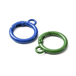 10Pcs Spray Painted Alloy Spring Gate Rings&nbsp;FIND-YW0001-63