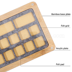 Bamboo Jewelry Display Cases&nbsp;DIY-BC0014-25A
