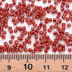 Glass Bugle Beads&nbsp;SEED-S032-08A-25
