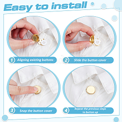20Pcs Flat Round Brass Button Covers Settings&nbsp;BUTT-ME0001-48E