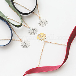 20Pcs 2 Colors 201 Stainless Steel Pendants&nbsp;STAS-DC0012-86