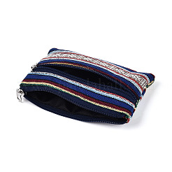 Bohemian Style Stripe Pattern Cotton Cloth Wallets&nbsp;AJEW-N003-04