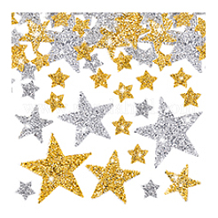 64Pcs 8 Styles Star Glitter Hotfix Rhinestone&nbsp;FIND-PH0023-19